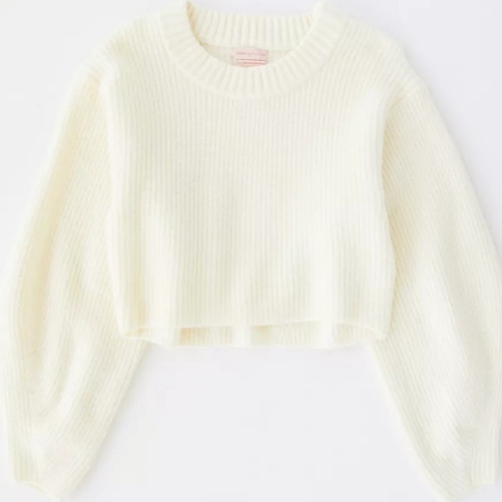 UO Ribbed Cropped Knit Sweater - Picture 2 of 7